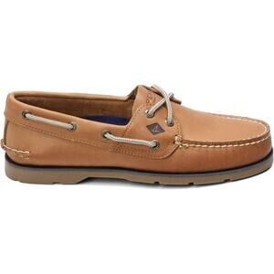 Sperry Men's Size 8.5M Leeward 2 Eye Boat Shoe Leather SAHARA TAN 0777894